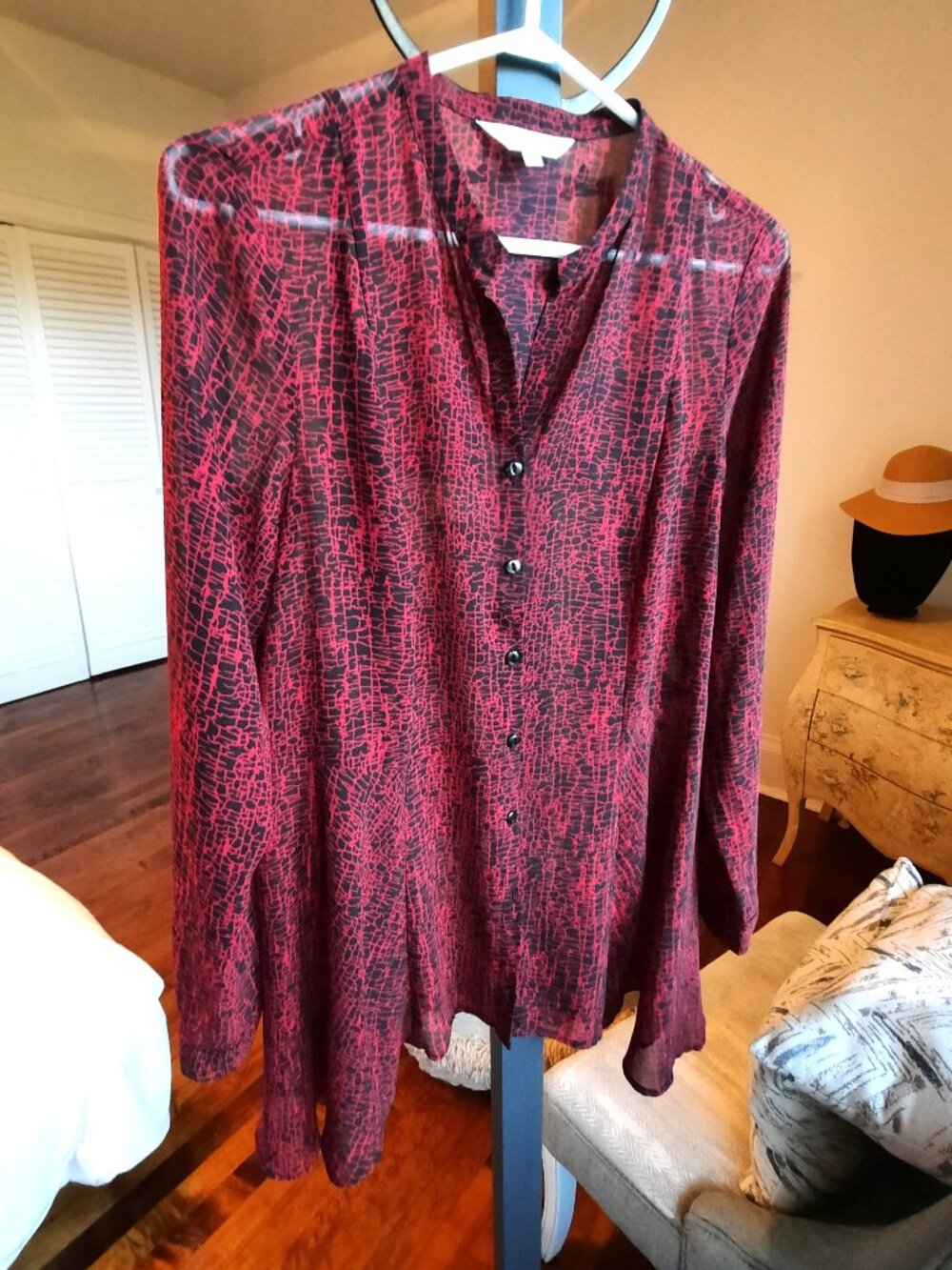 Northern Reflections flared tunic blouse - Picture 2 of 6